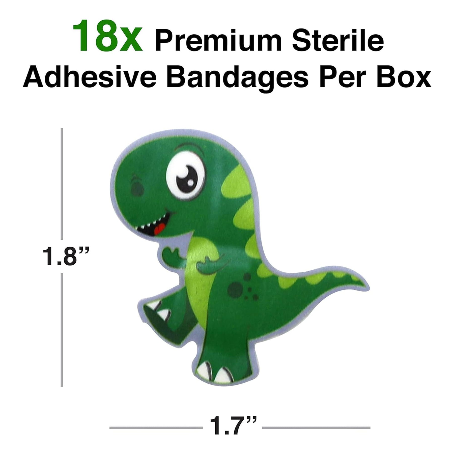 Dino-Sore Adhesive Bandages | 18 Count
