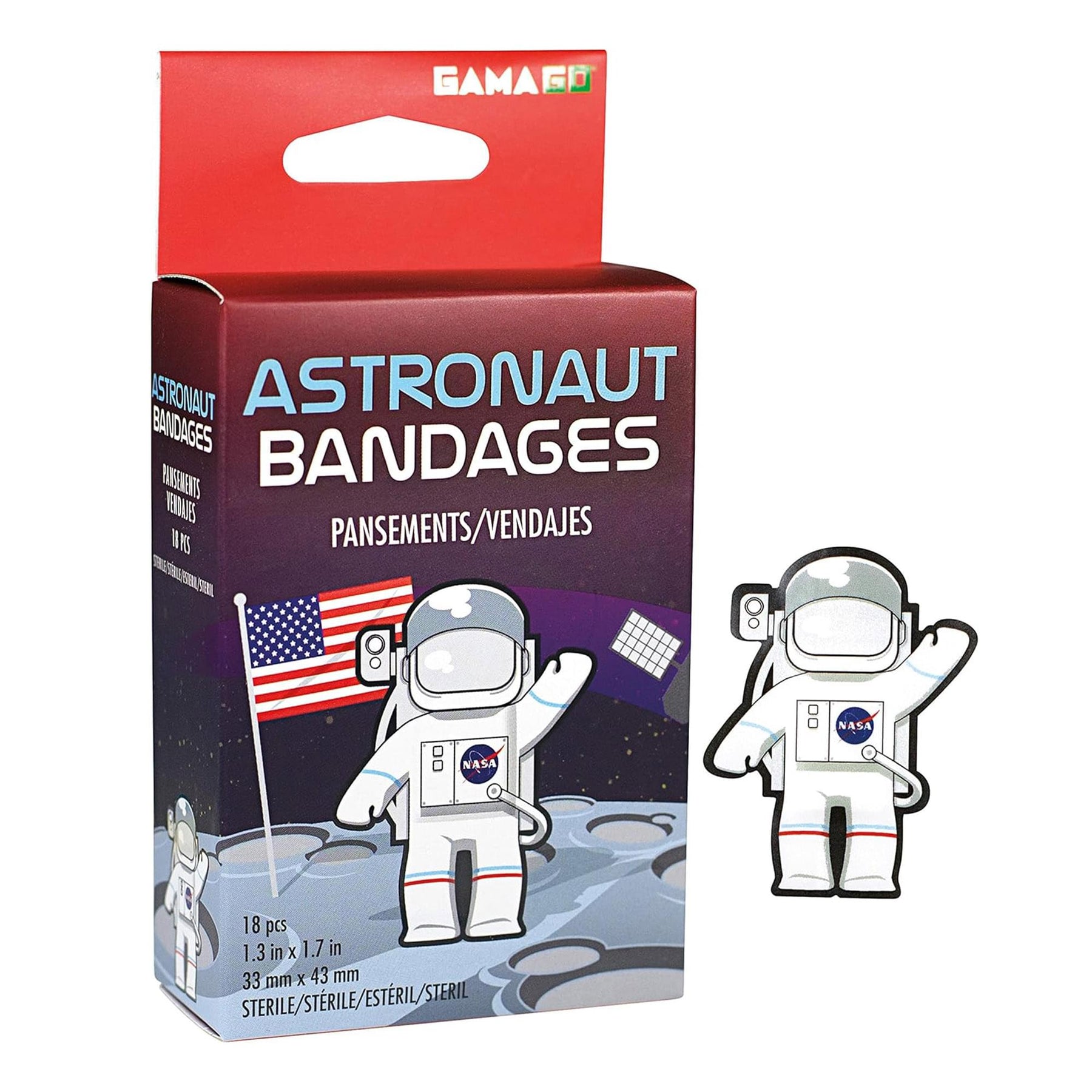NASA Astronaut Bandages - 18 Count