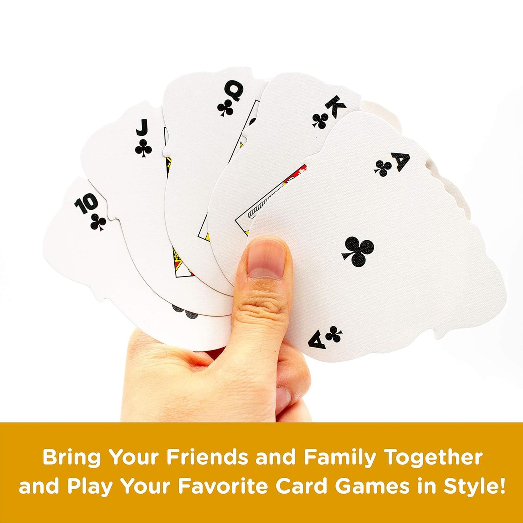 Pug-Shaped Playing Cards | 52 Card Deck + 2 Jokers