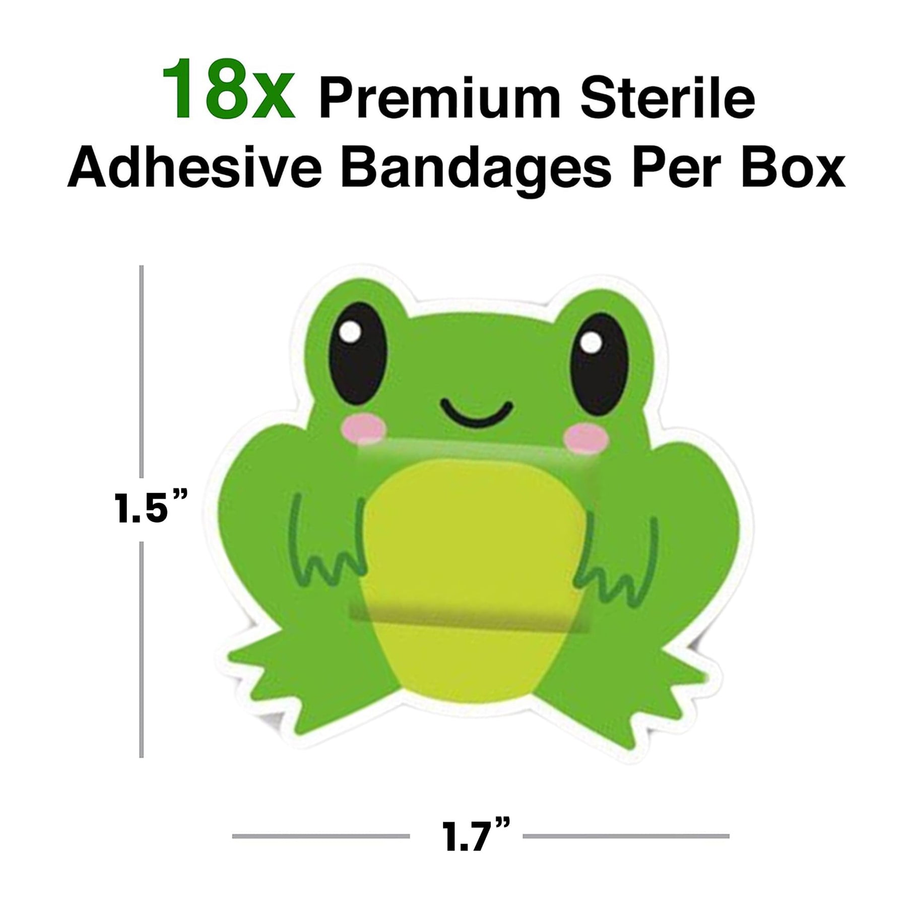 Frog Adhesive Bandages | 20 Count
