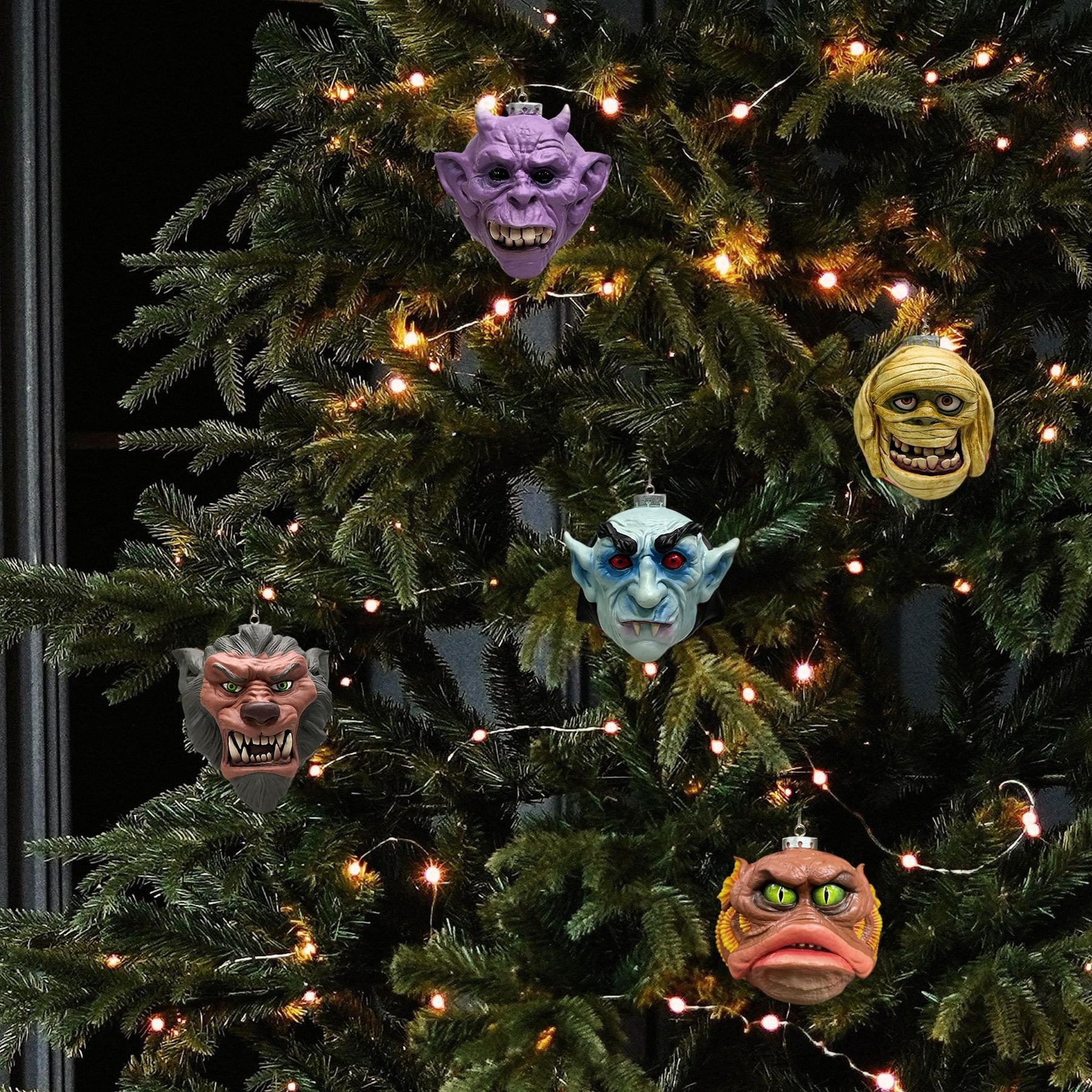 Len Simon's Gorenaments 3.5 Inch Horror Ornament Series 1-4 | Set of 20