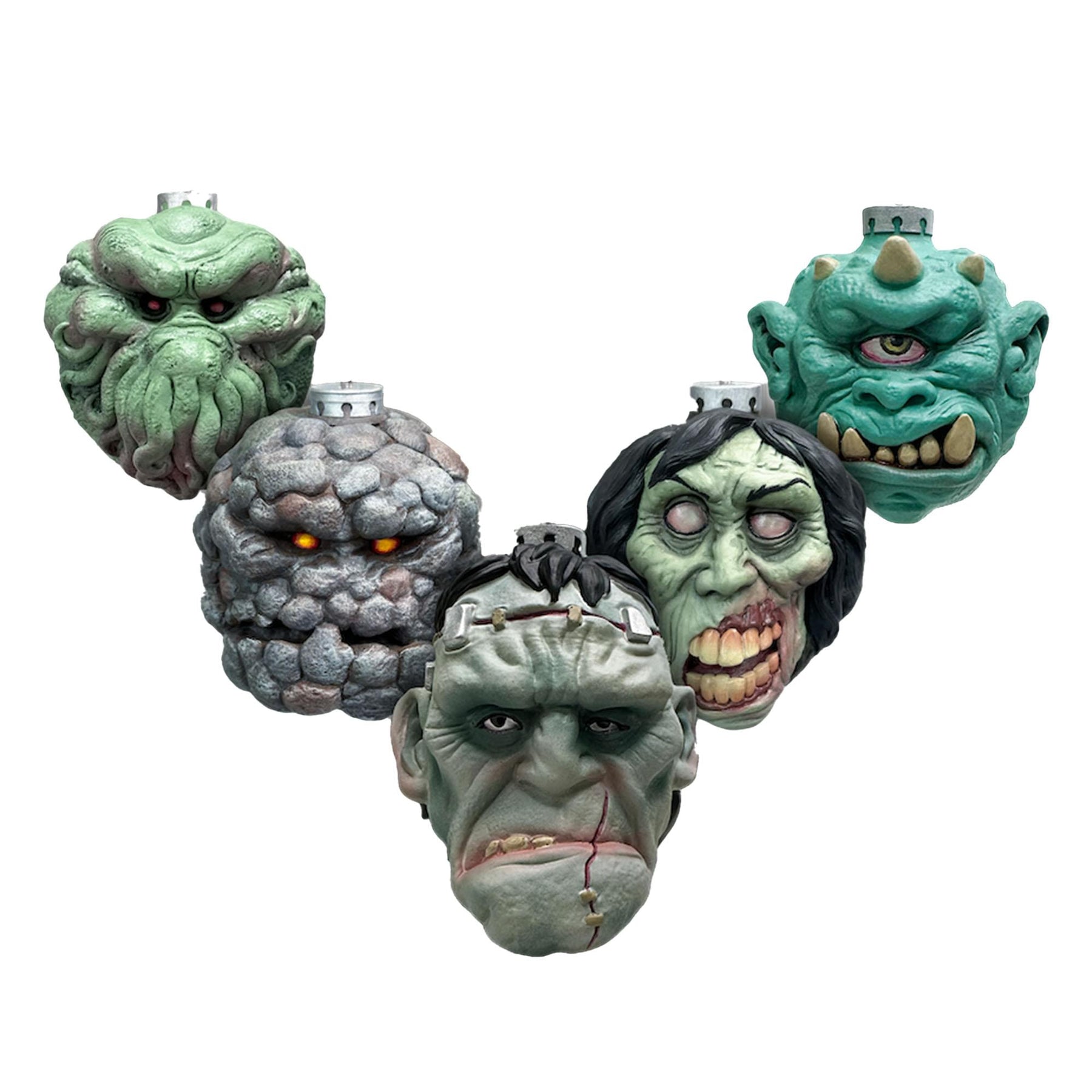 Len Simon's Gorenaments 3.5 Inch Horror Ornament Series 2 | Set of 5
