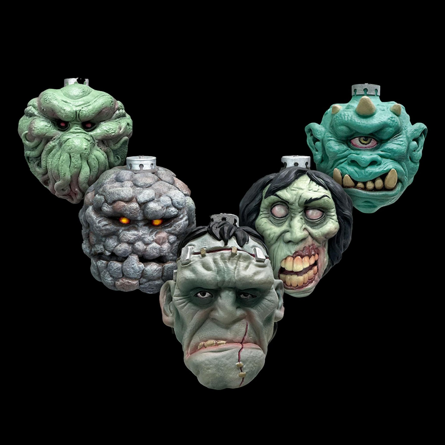 Len Simon's Gorenaments 3.5 Inch Horror Ornament Series 2 | Set of 5
