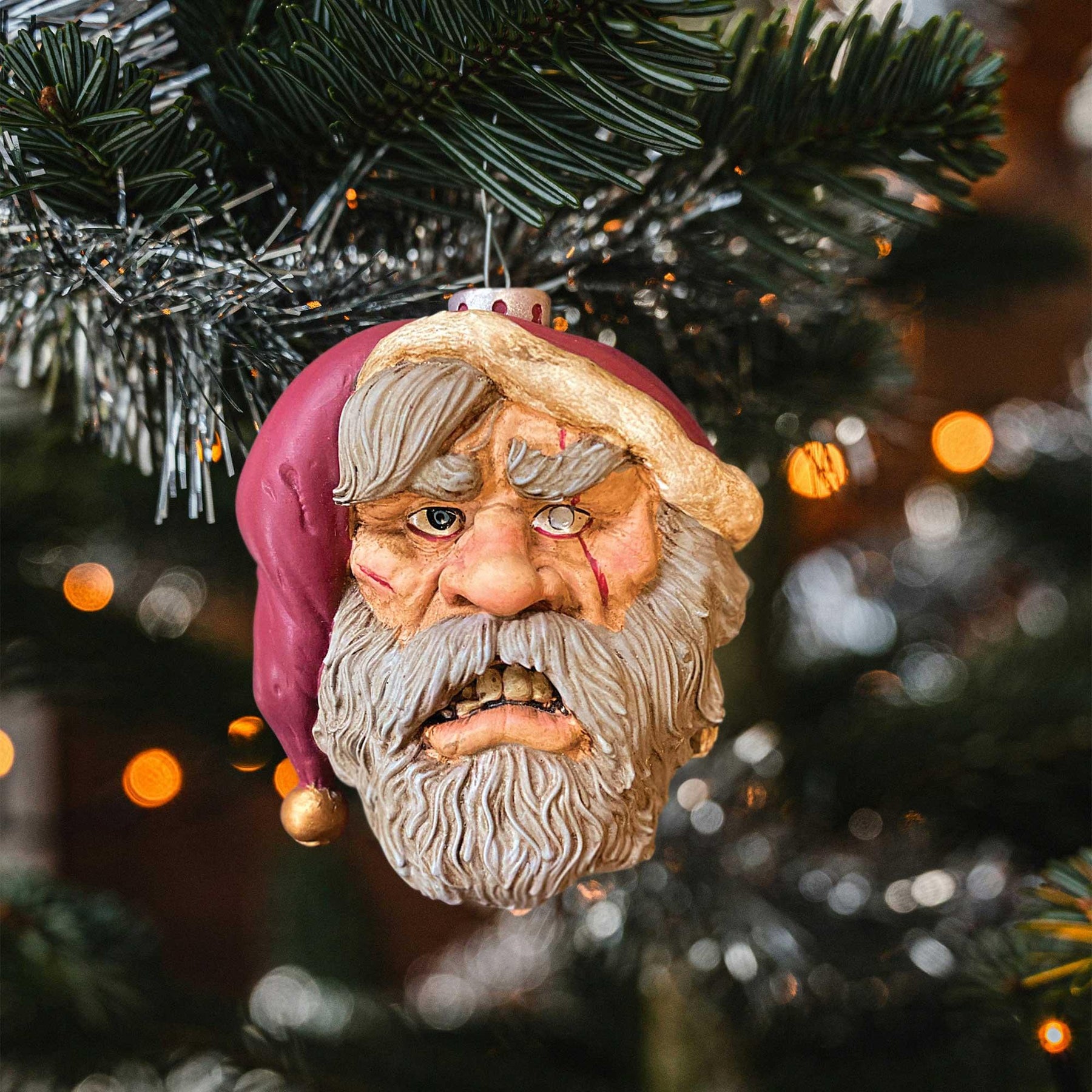Len Simon's Gorenaments 3.5 Inch Horror Ornament Series 4 | Evil Santa