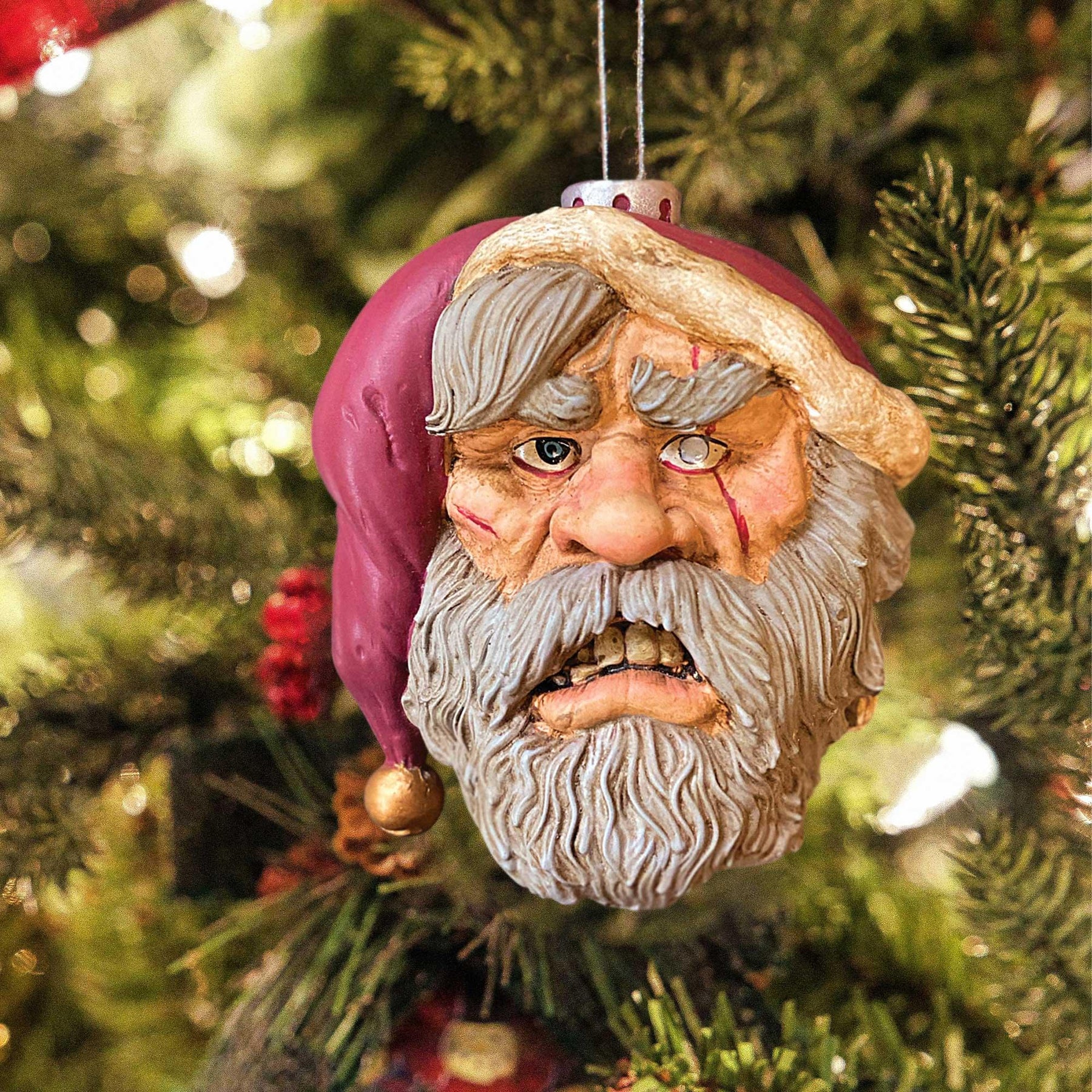 Len Simon's Gorenaments 3.5 Inch Horror Ornament Series 4 | Evil Santa