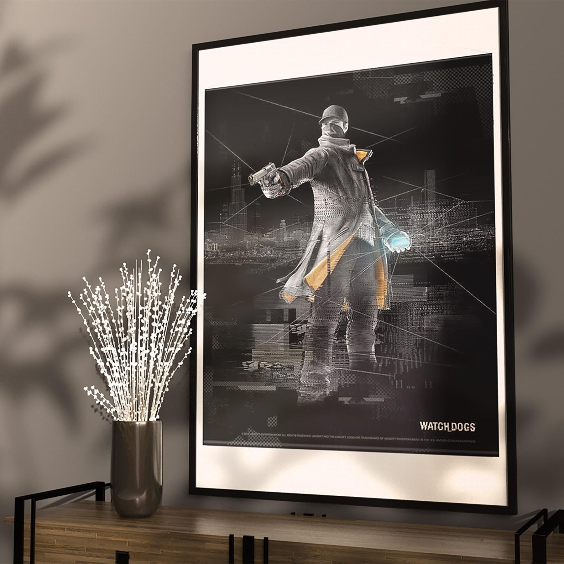 Watch Dogs 39"x28" Wall Scroll "Aiden Pearce"