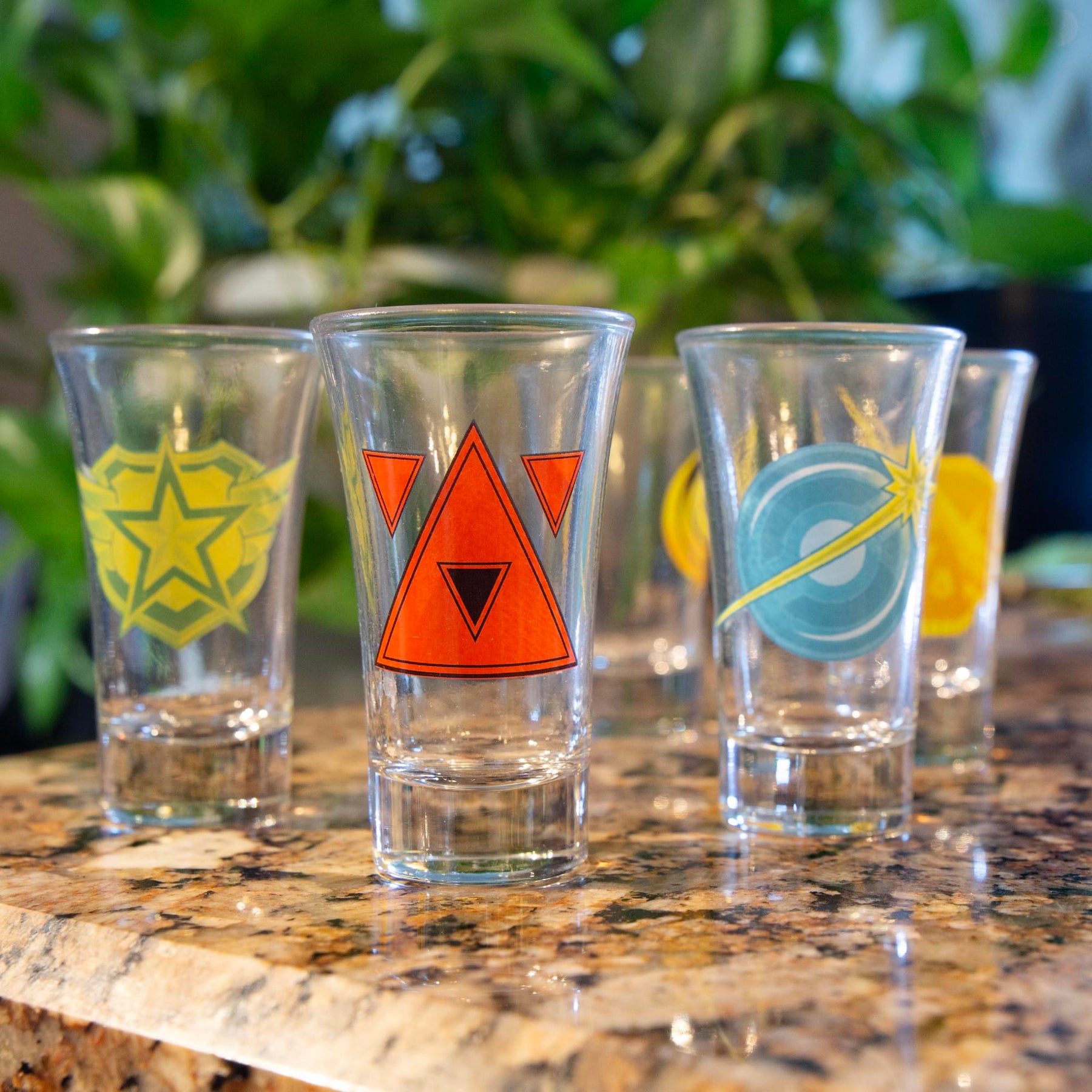 Battleborn "Factions" 5-Piece Shot Glass Set