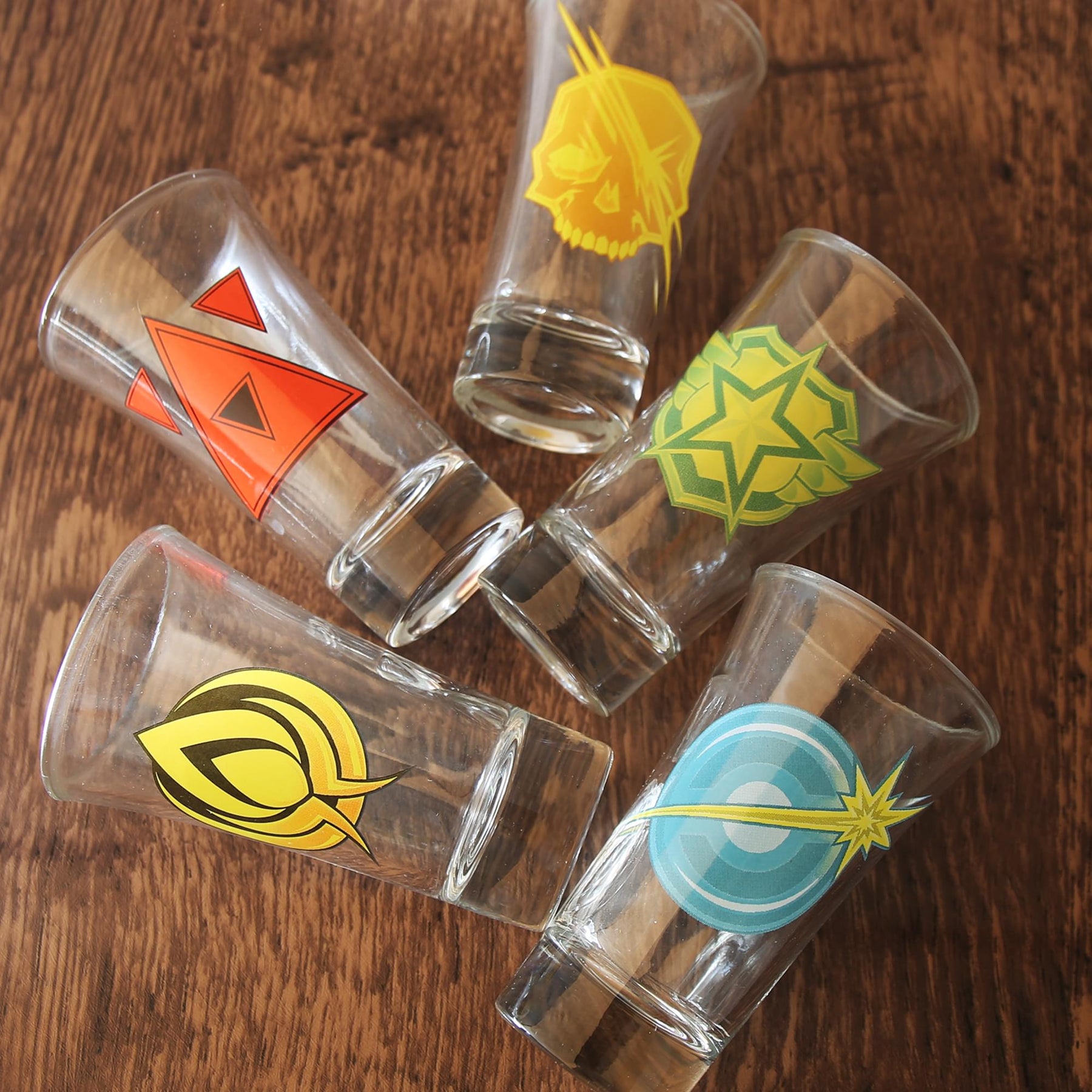 Battleborn "Factions" 5-Piece Shot Glass Set