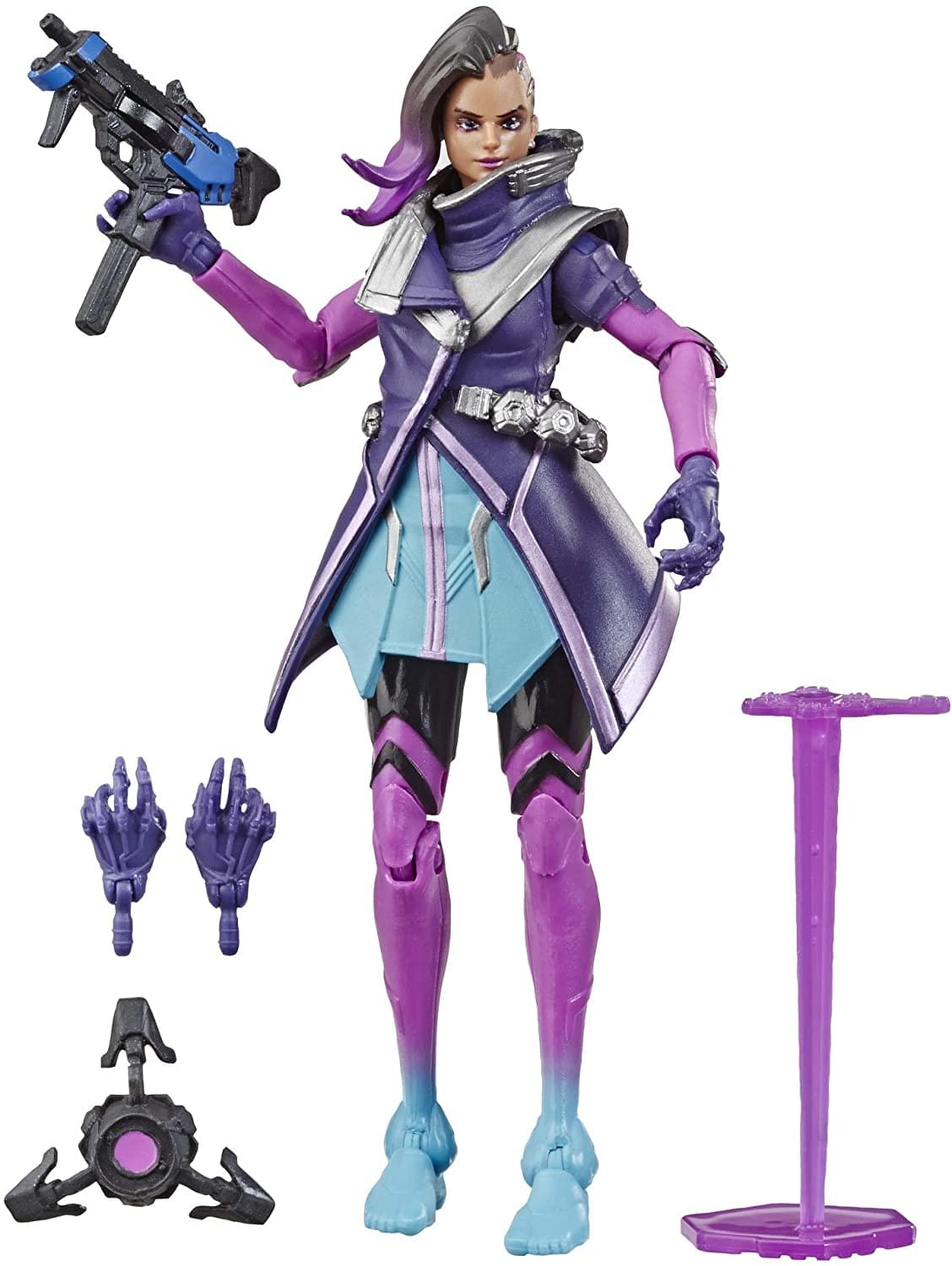 (未使用･未開封品)　Overwatch - Sombra 6k88evb Overwatch Ultimates 6 Inch Action Figure | Sombra | Free