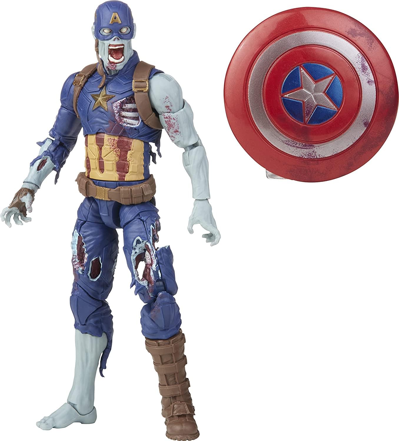 Marvel Legends 6 Inch Action Figure | Zombie Captain America