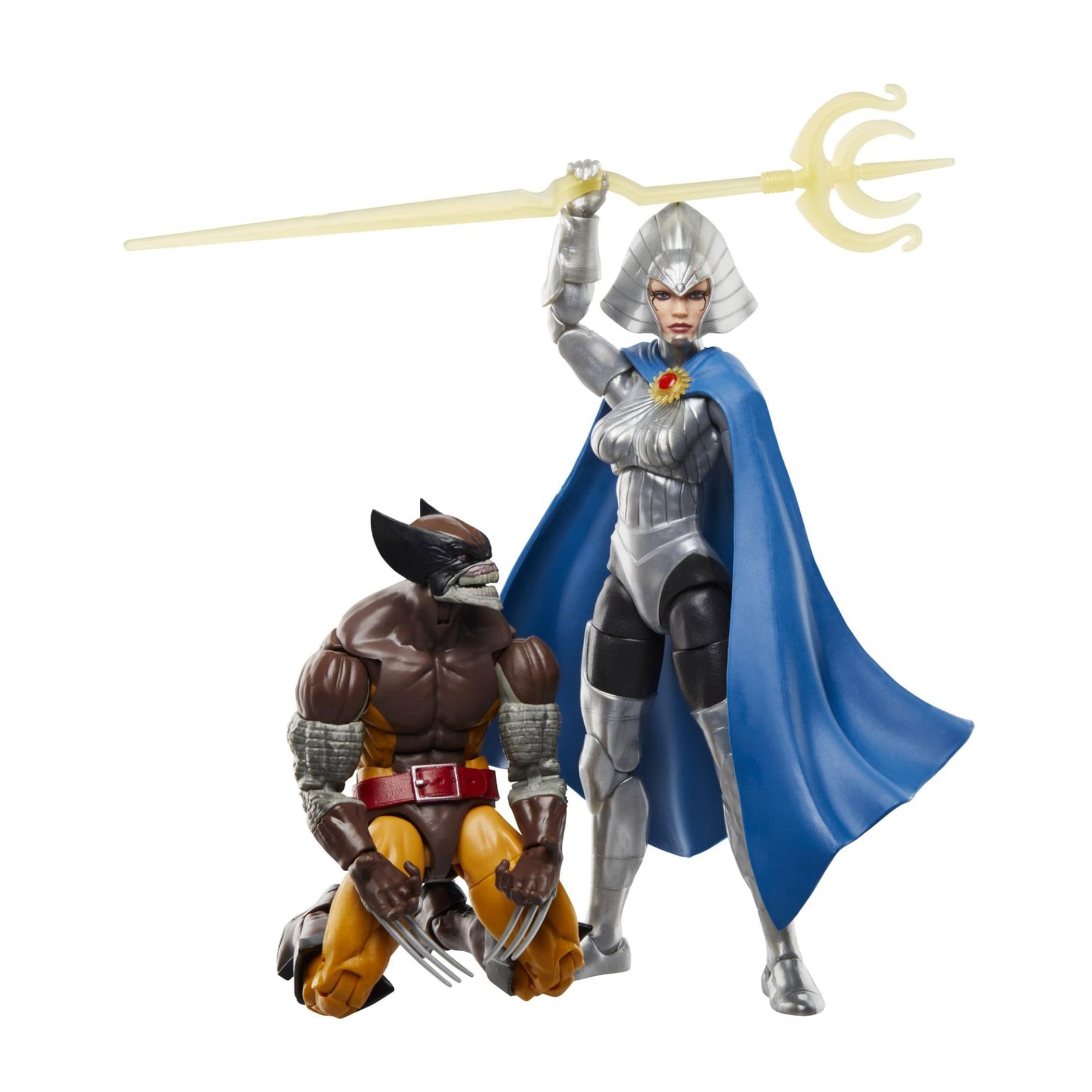 Marvel Legends 6 Inch Action Figure Set | Wolverine and Lilandra Neramani