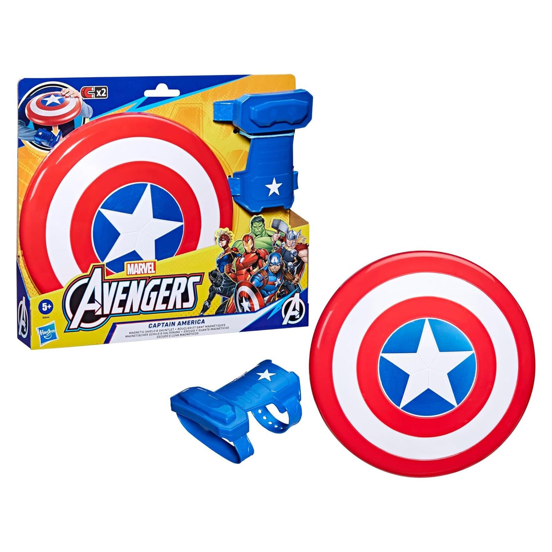 Marvel Captain America Magnetic Shield & Gauntlet