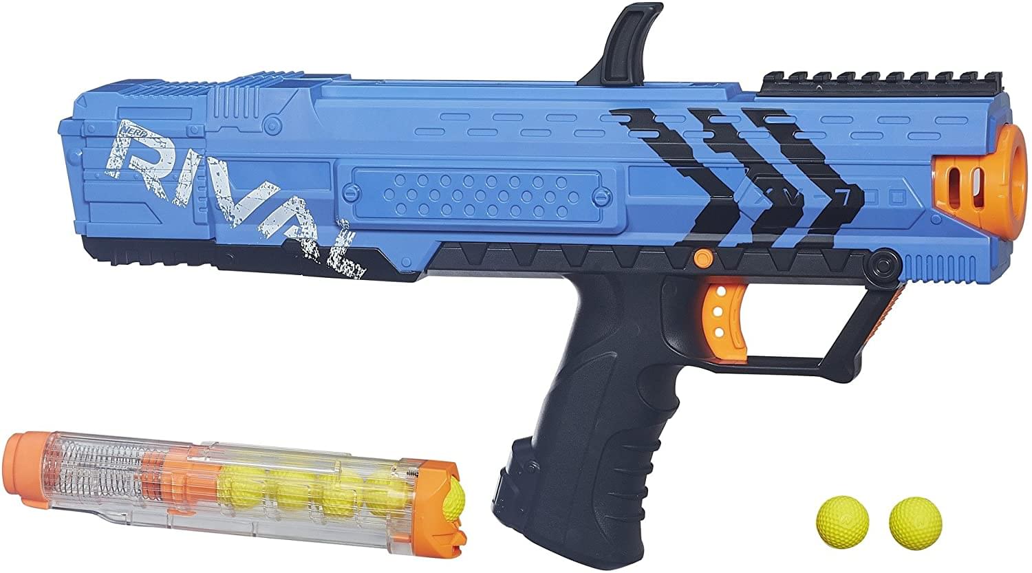 Nerf Rival Apollo XV 700 Spring-Action Blaster Blue Free Shipping