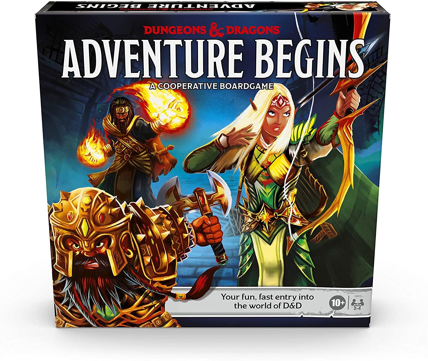 Dungeons & Dragons Adventure Begins Board Game | 2-4 Players