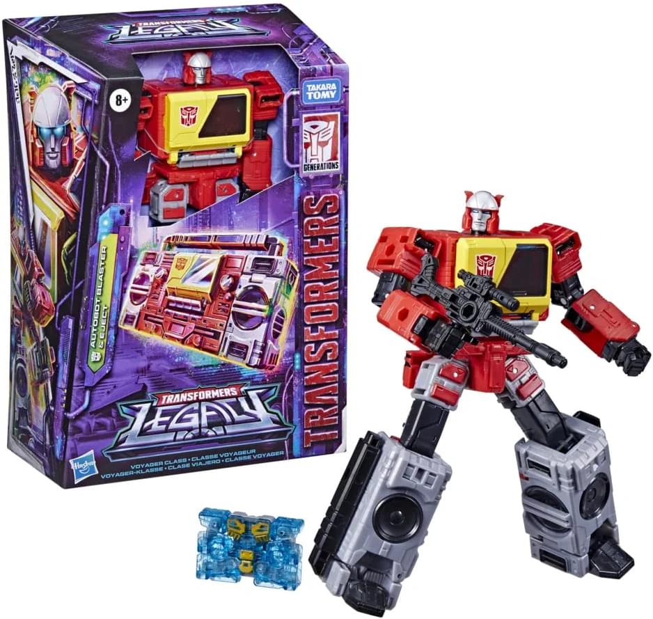 Transformers Generations Legacy Voyager Autobot Blaster & Eject Action Figure