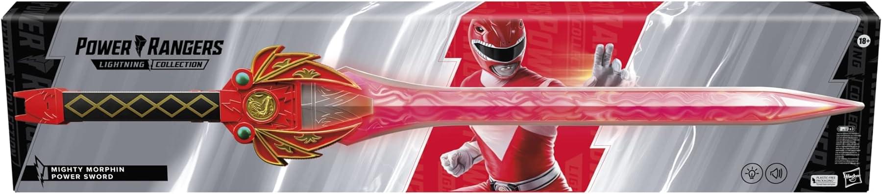 Power Rangers Lightning Collection Red Ranger Power Sword Role Play Toy