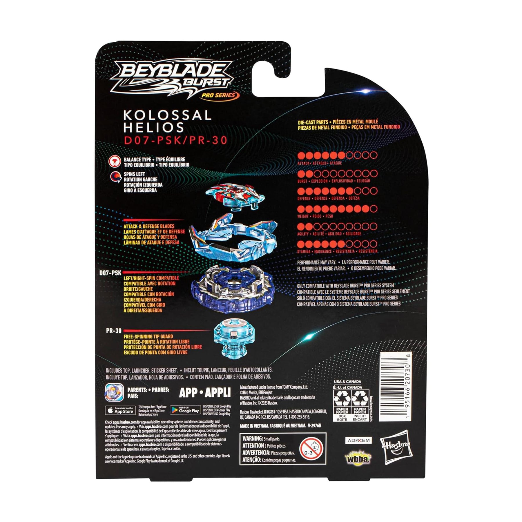 Beyblade Burst Pro Series Kolossal Helios Starter Pack