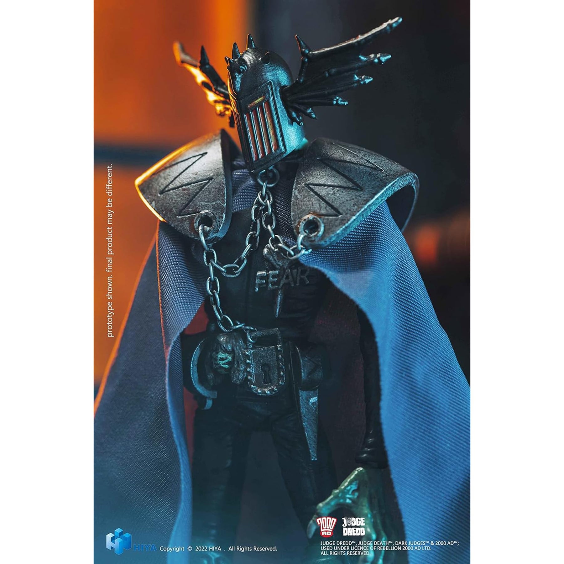Judge Dredd Judge Fear 1/18 Scale Exquisite Mini Action Figure