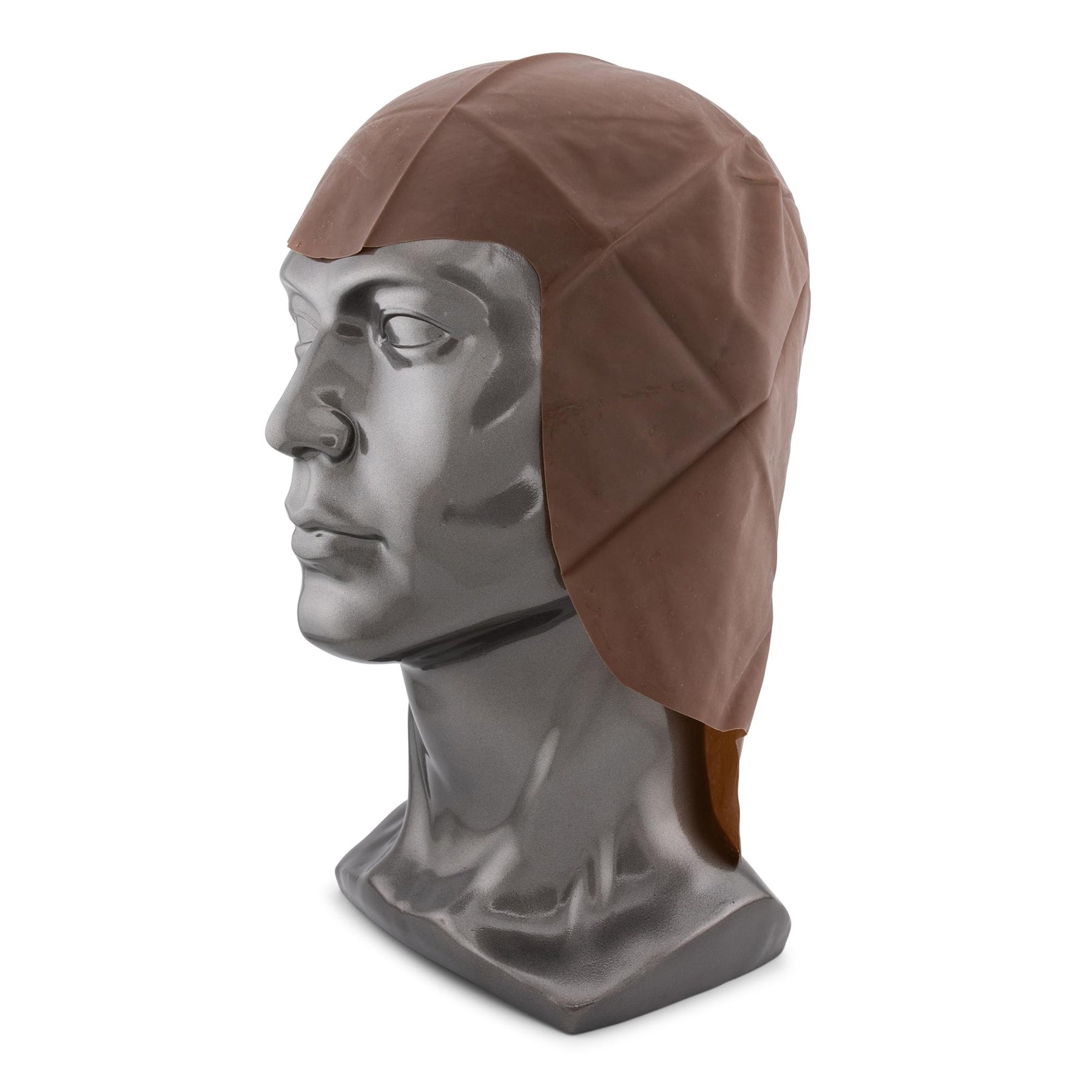 Dark Brown Pro Bald Head Adult Costume Accessory | One Size