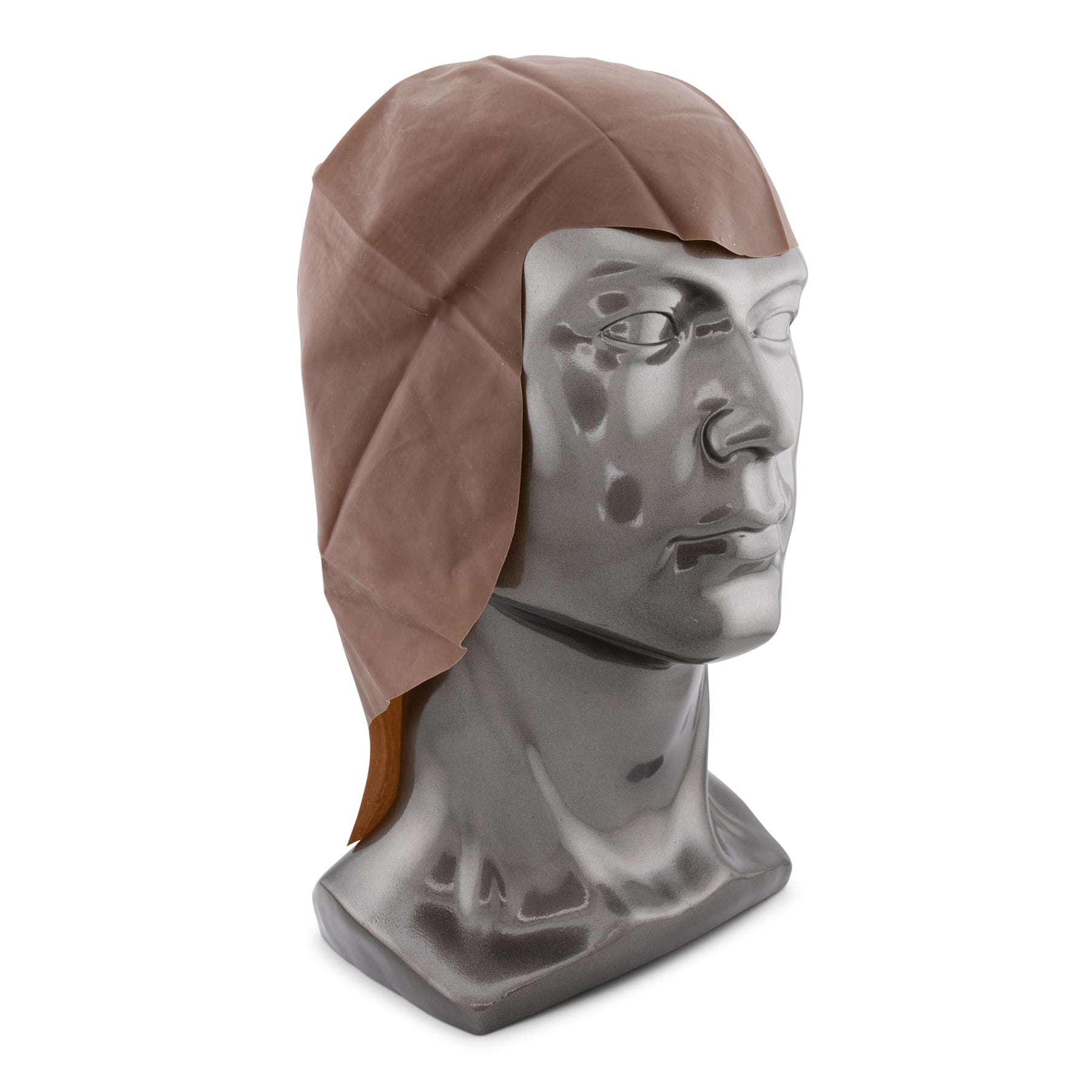 Dark Brown Pro Bald Head Adult Costume Accessory | One Size