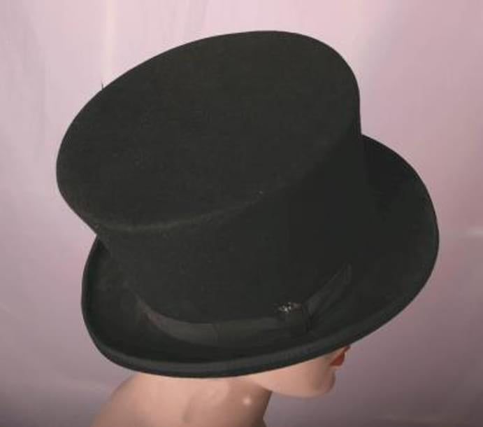 Bell Topper Costume Hat Adult: Black