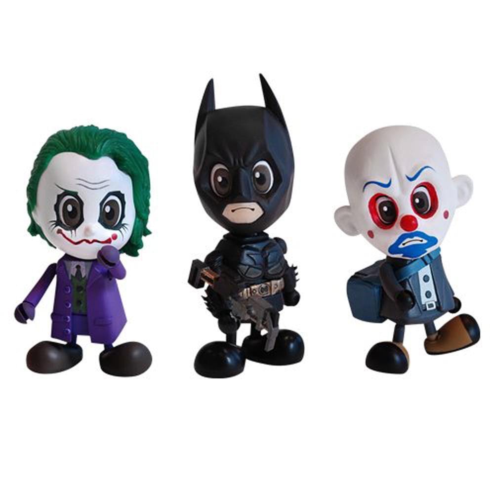 Batman Dark Knight Cosbaby Mini Figure Set Of 3 By Hot Toys