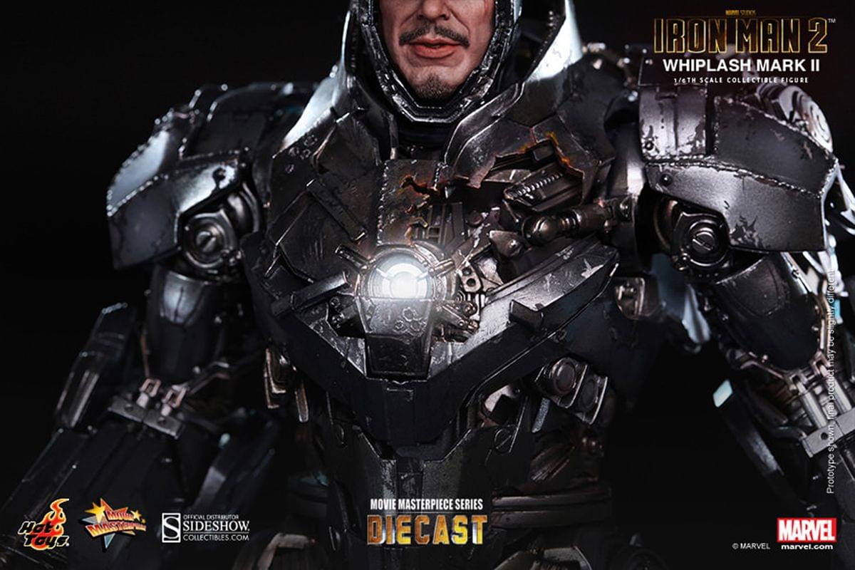 Iron Man 2 Hot Toys 1/6th Scale Movie Masterpiece Action Figure Whiplash