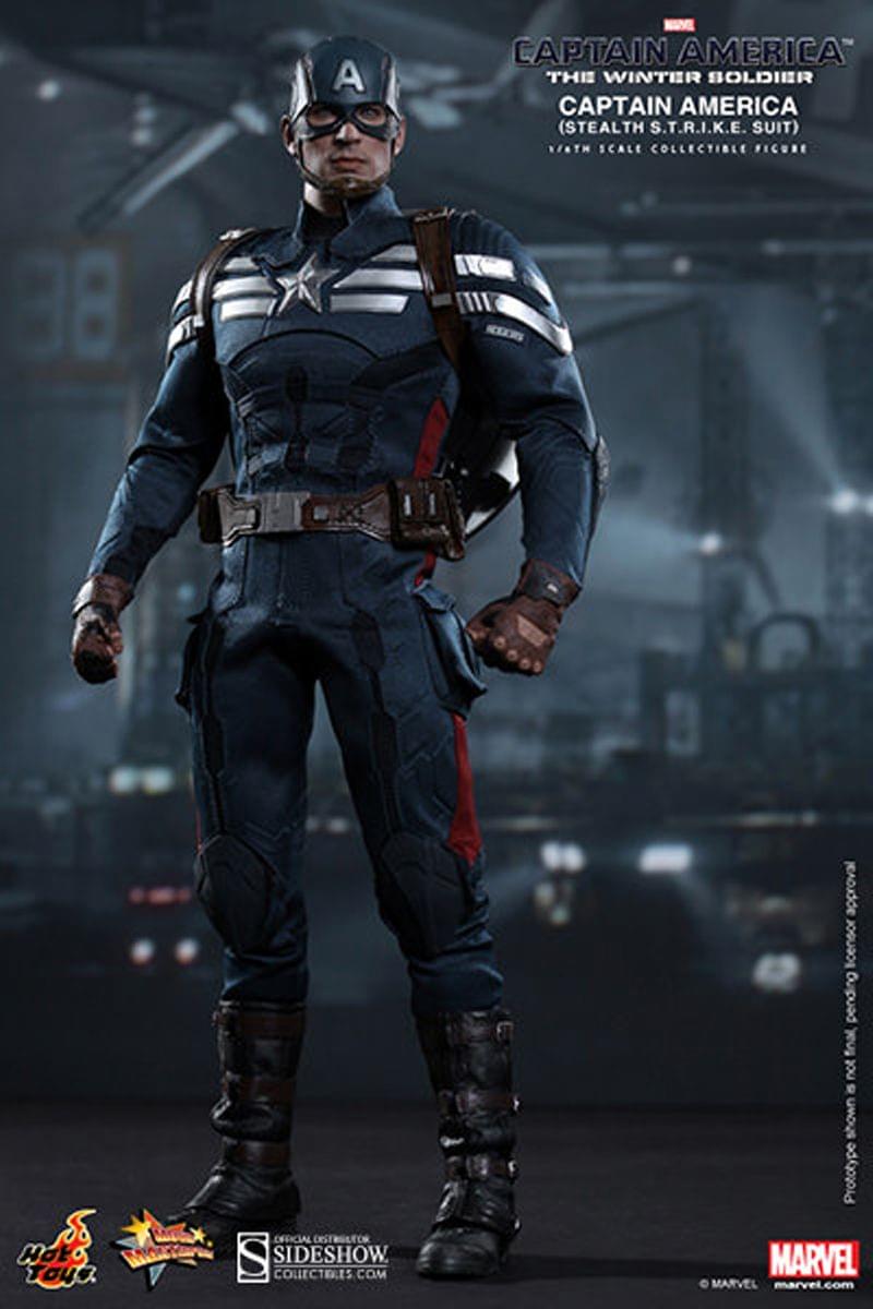 Captain America The Winter Soldier 1:6 Masterpiece Action Figure By Hot Toys