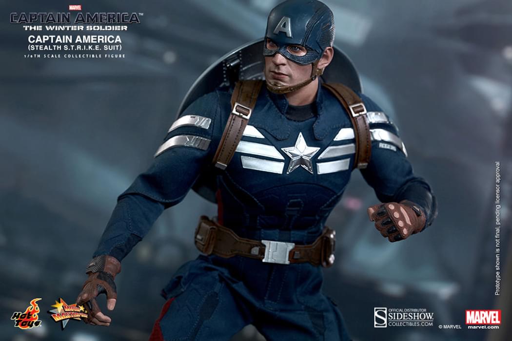 Captain America The Winter Soldier 1:6 Masterpiece Action Figure By Hot Toys