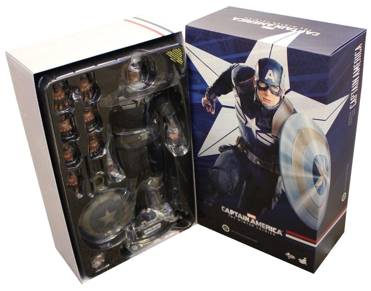 Captain America The Winter Soldier 1:6 Masterpiece Action Figure By Hot Toys