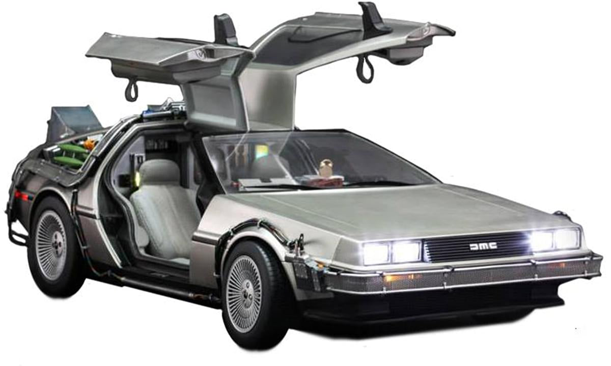 Back To The Future Hot Toys 1:6th Scale DeLorean Collectible Vehicle
