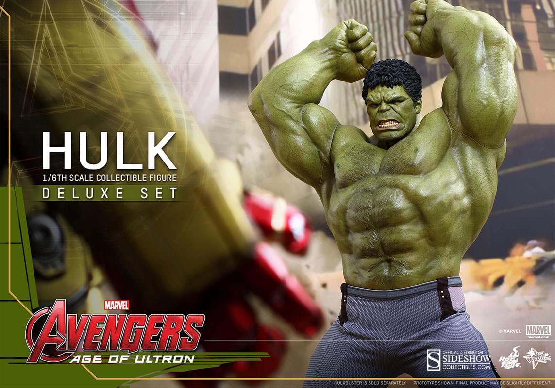 Marvel Avengers Age of Ultron 16 Collectible Figure Hulk Deluxe Set by Hot Toys