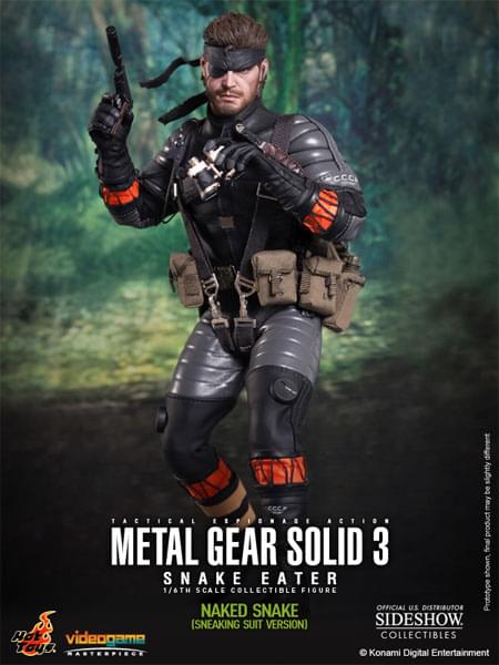 Metal Gear Solid Snake Eater Naked Snake Hot Toys | Free Shipping