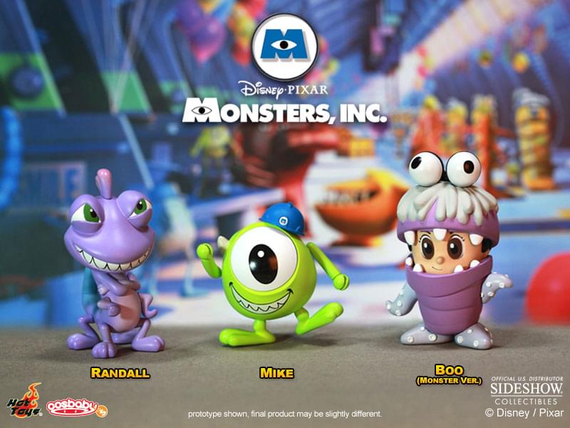 Monsters Inc. 3" Cosbaby Figures, Set of 6