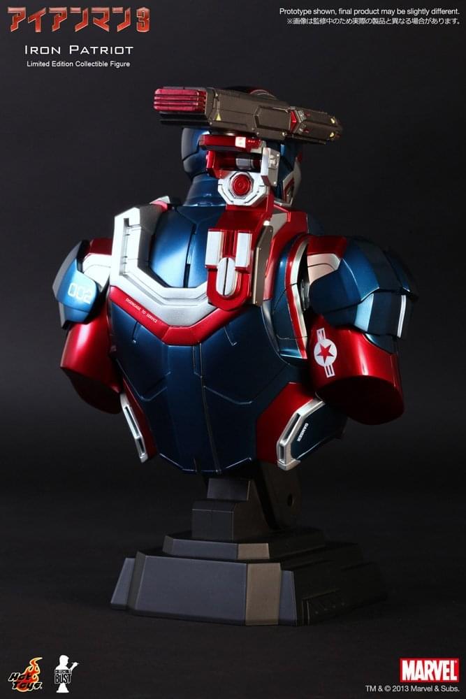 Iron Man 3 9" Bust: Iron Patriot