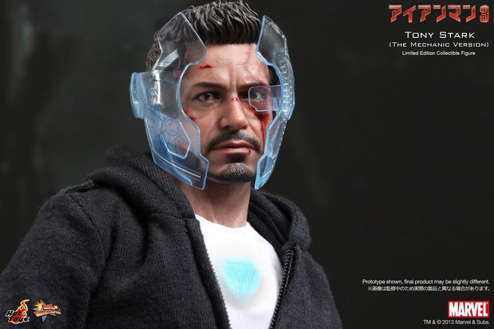 Iron Man 3 Tony Stark Sideshow Collectibles 16 Scale 12" Figure Hot Toys