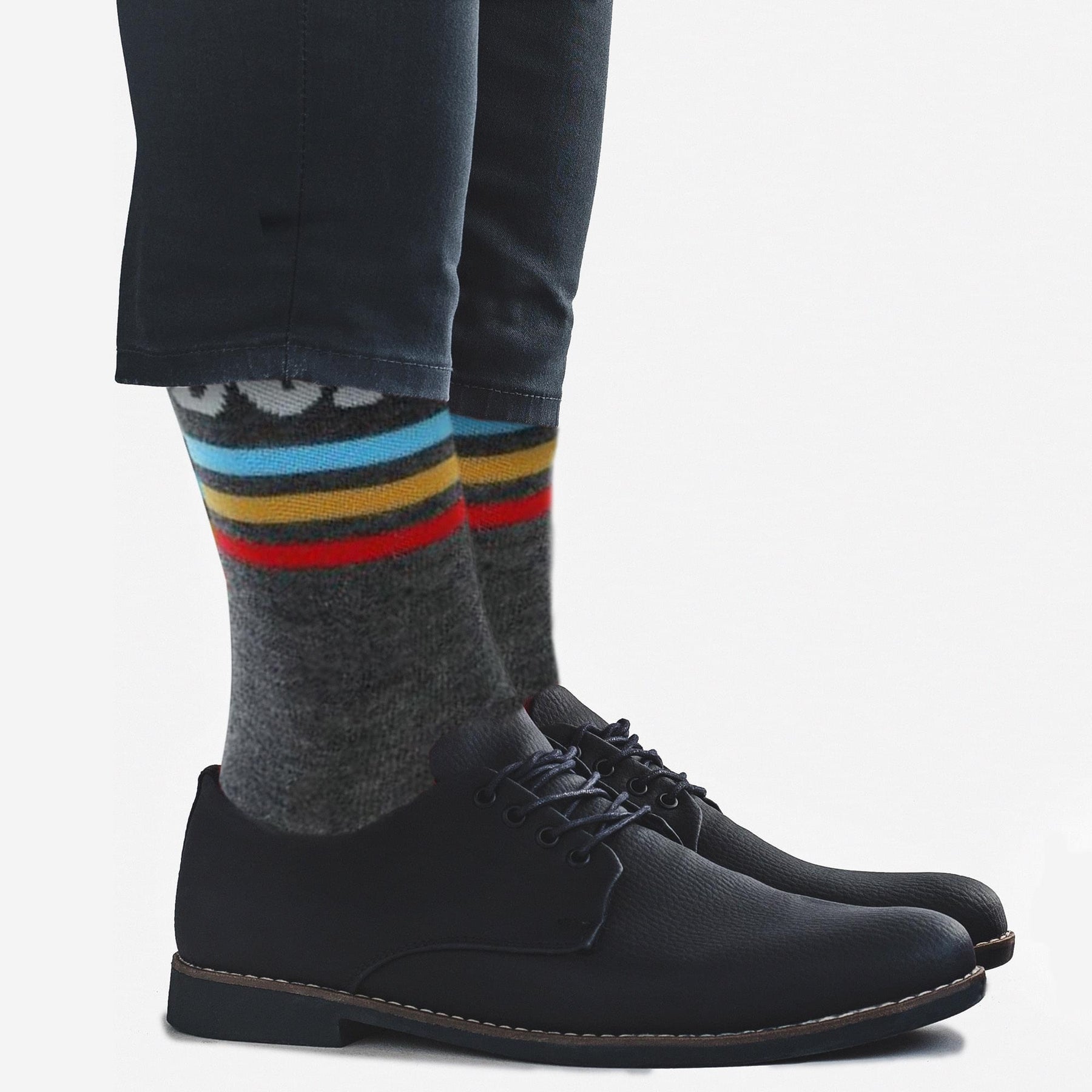 Friends How You Doing and Logo Unisex Novelty Crew Socks | 2 Pairs | Size 6-12