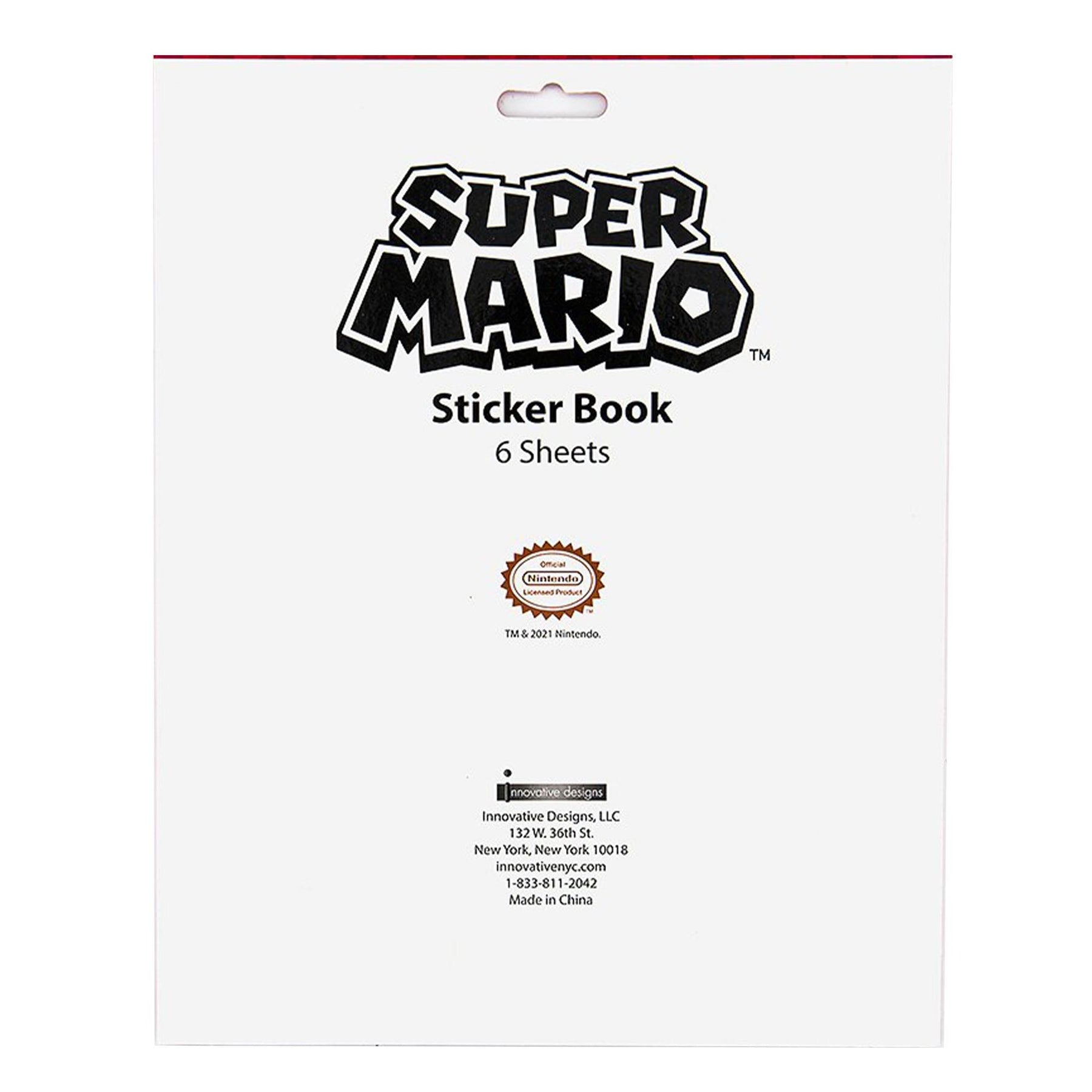 Super Mario 6 Sheet Sticker Pad | 500+ Stickers