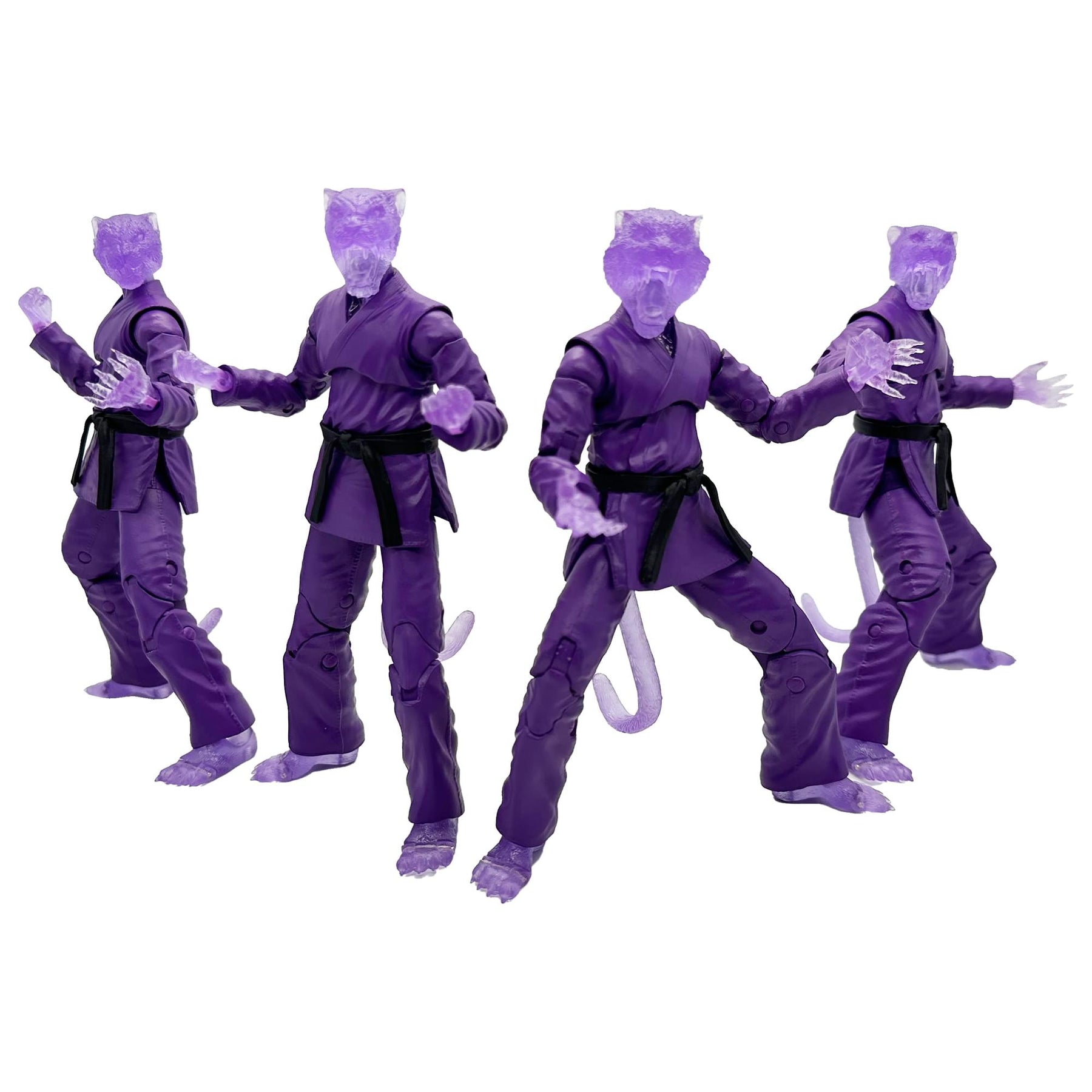 Zoo Jitsu Fighters 6 Inch Action Figure | Paulo the Panther Supercharged