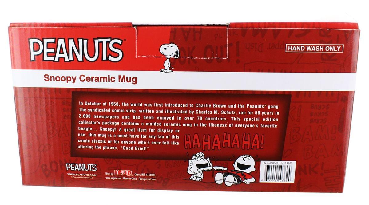 Peanuts Snoopy Molded Head 15 oz Ceramic Mug