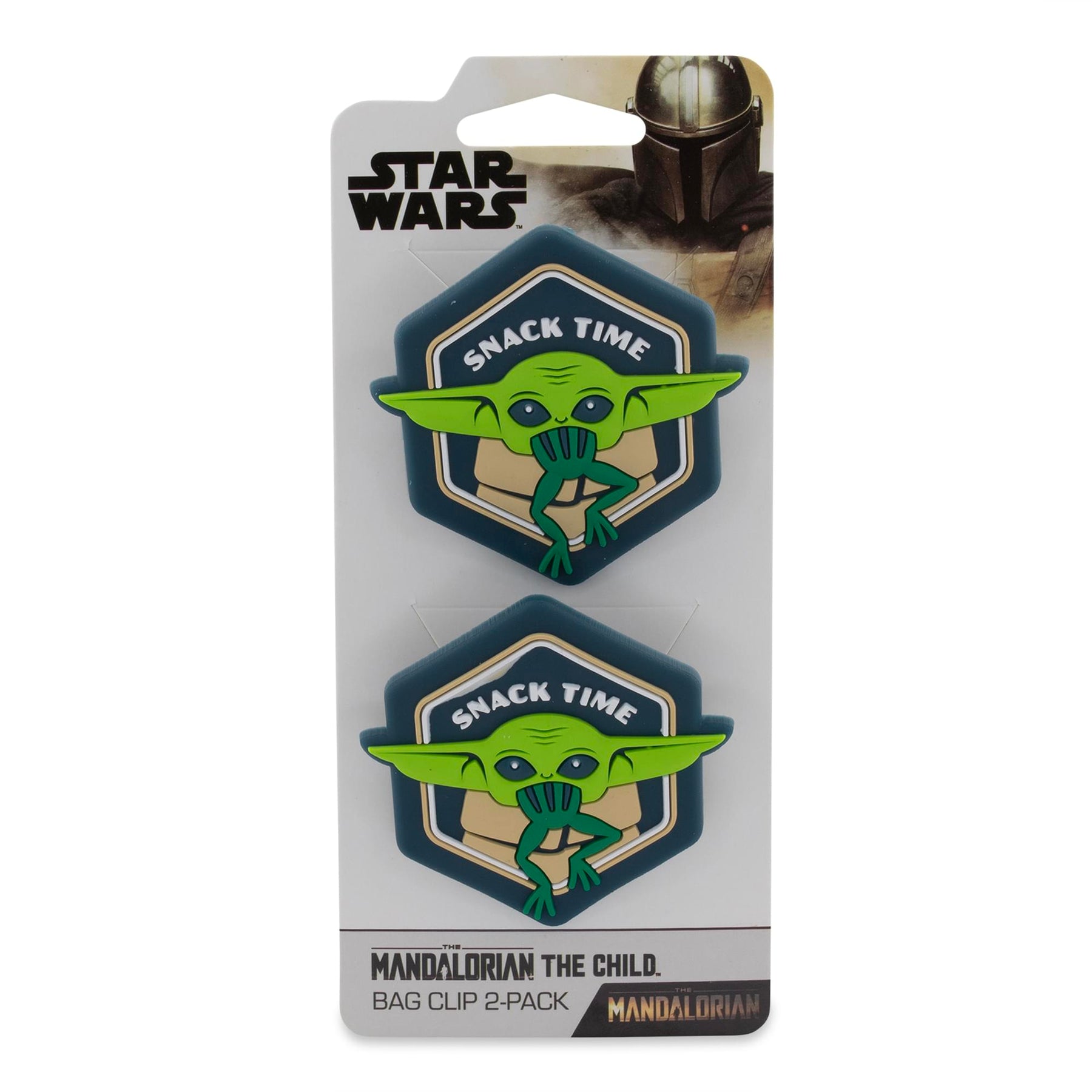 Star Wars: The Mandalorian Grogu The Child Snack Time Chip Clips | Set of 2