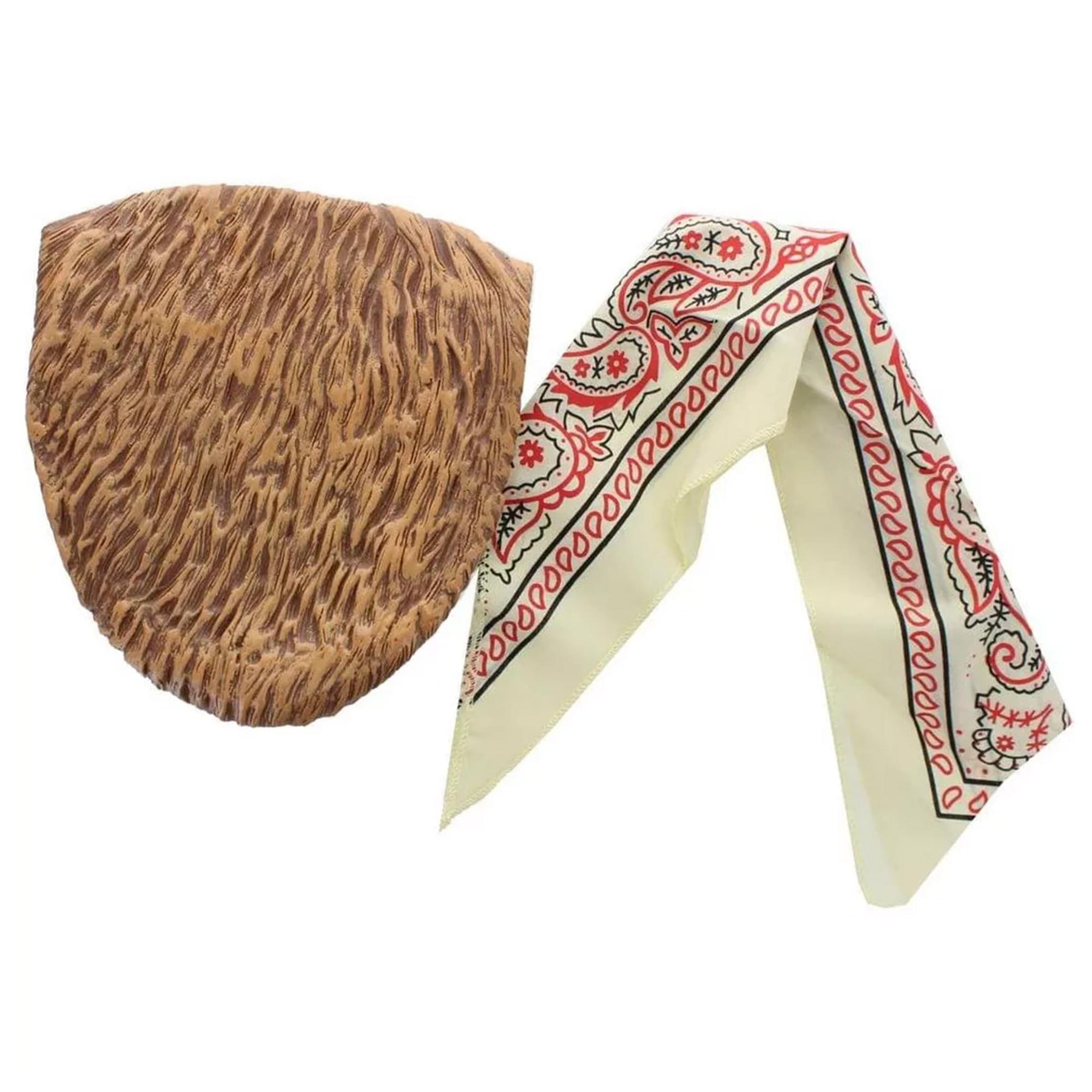 The Big Lebowski Walter PVC Wig and Bandana Adult Costume Kit