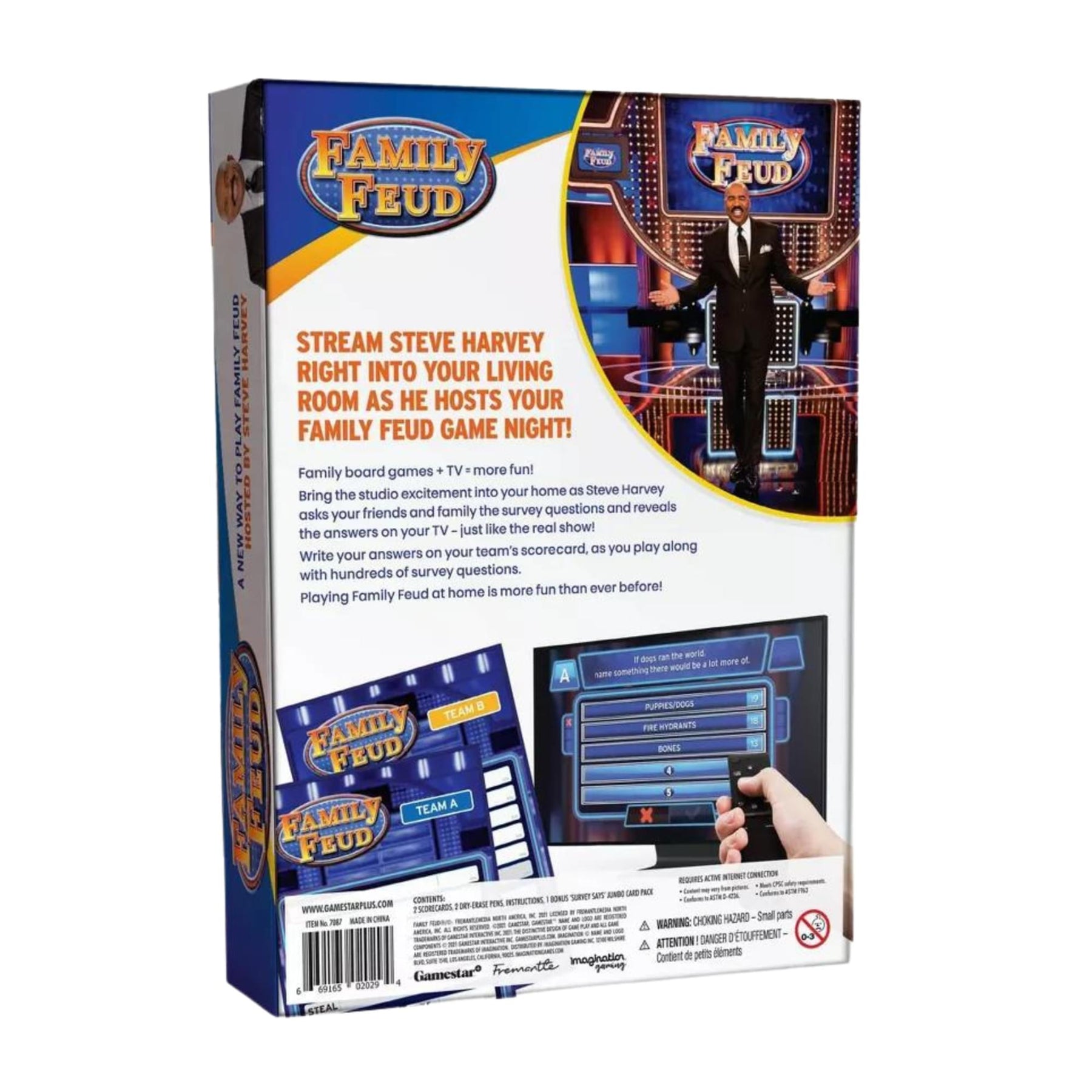 Family Feud with Steve Harvey Gamestar+ Streaming Game