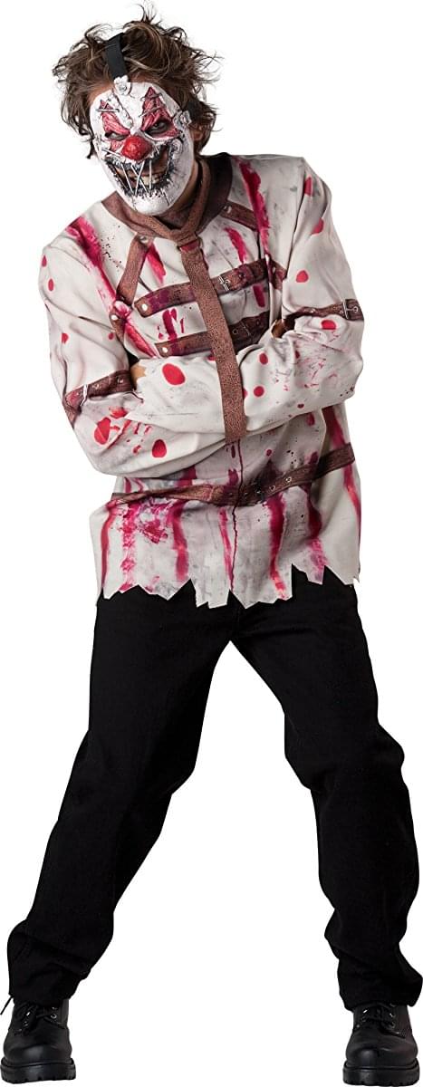 Circus Psycho Clown Costume Adult