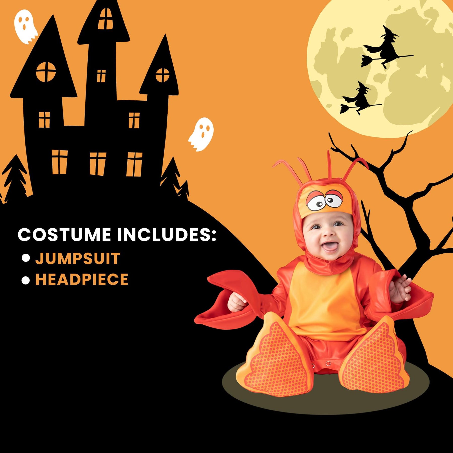 Baby Loveable Lobster Costume