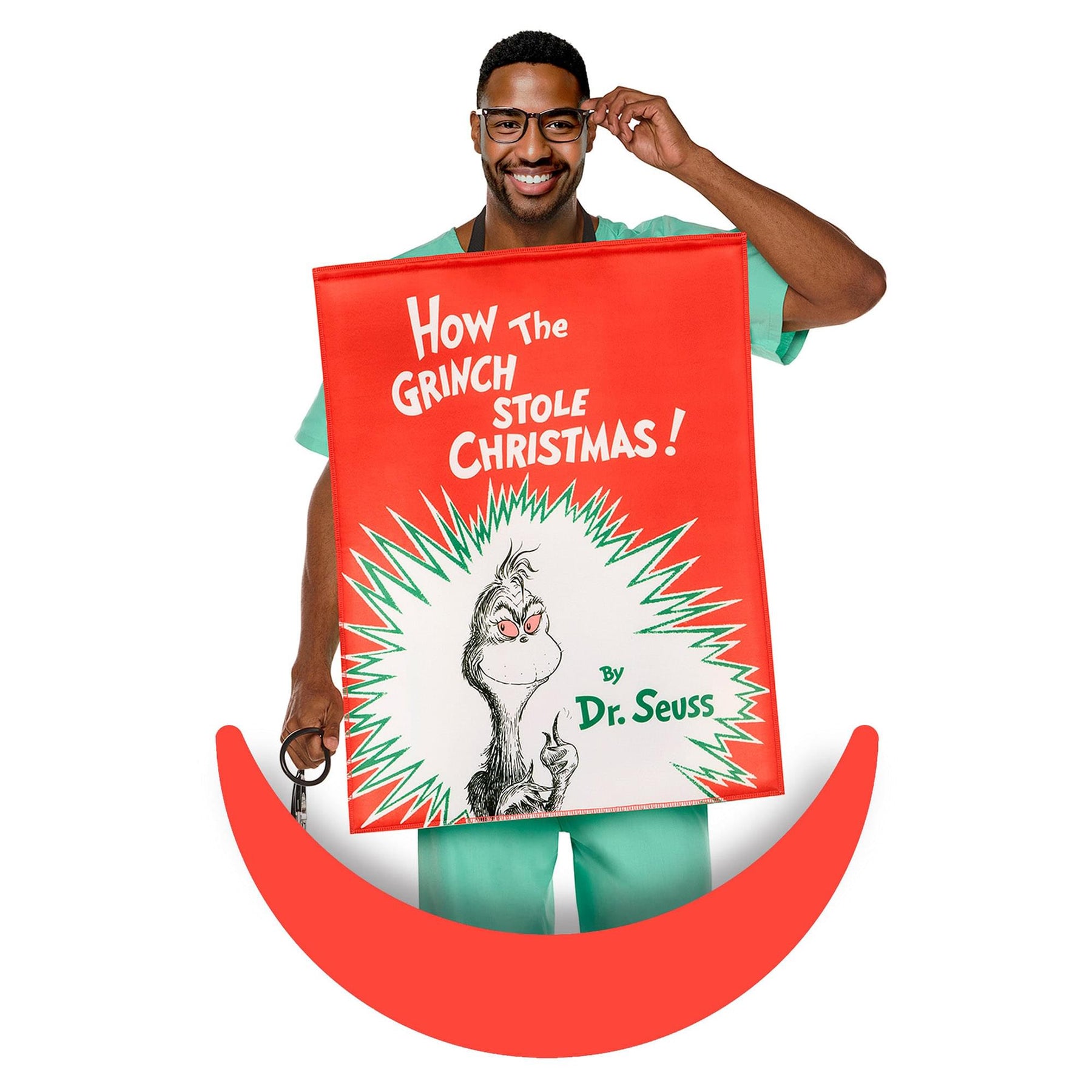 Dr Seuss The Grinch Book Quik Change™ Adult Costume | One Size