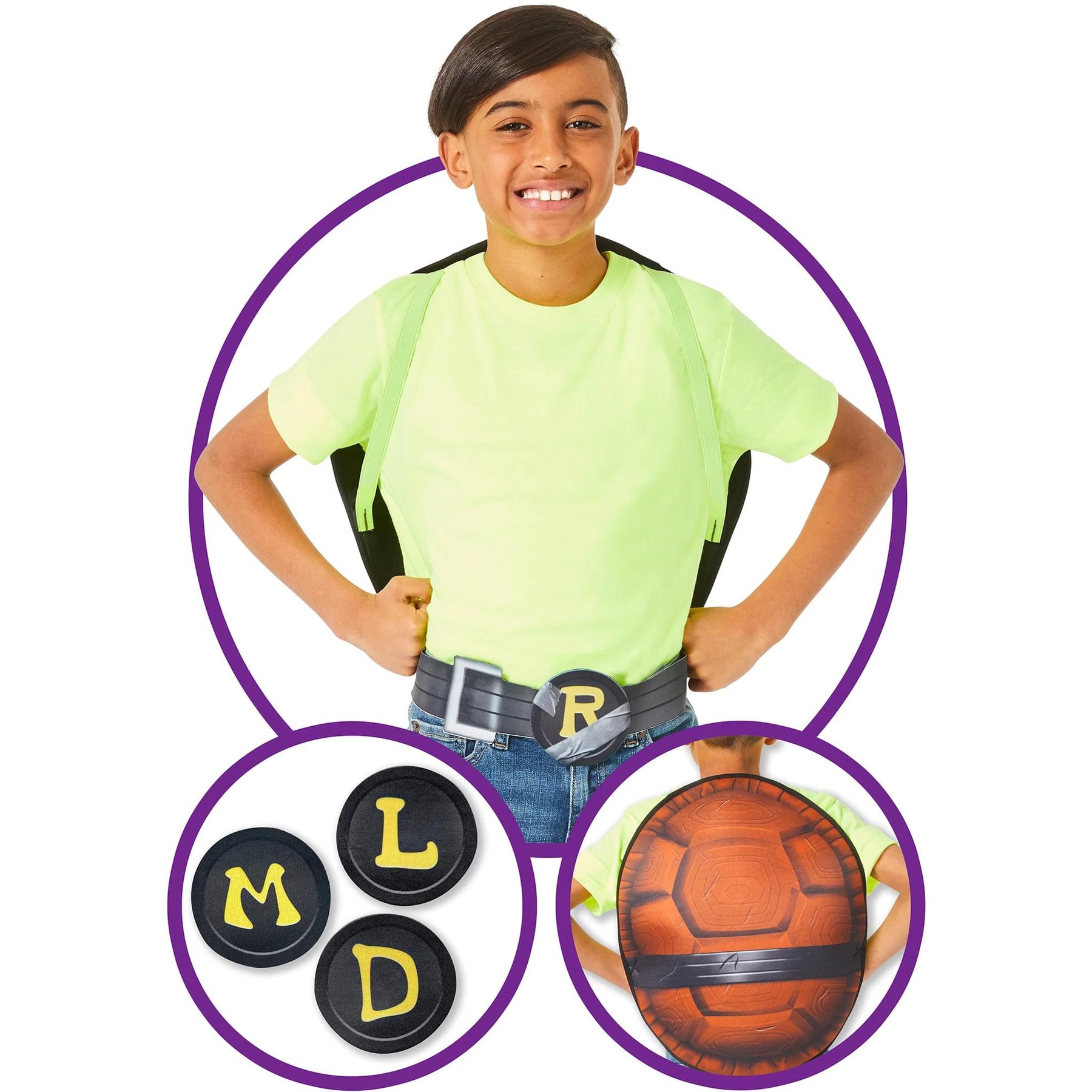 TMNT Child Costume Shell Accessory | One Size