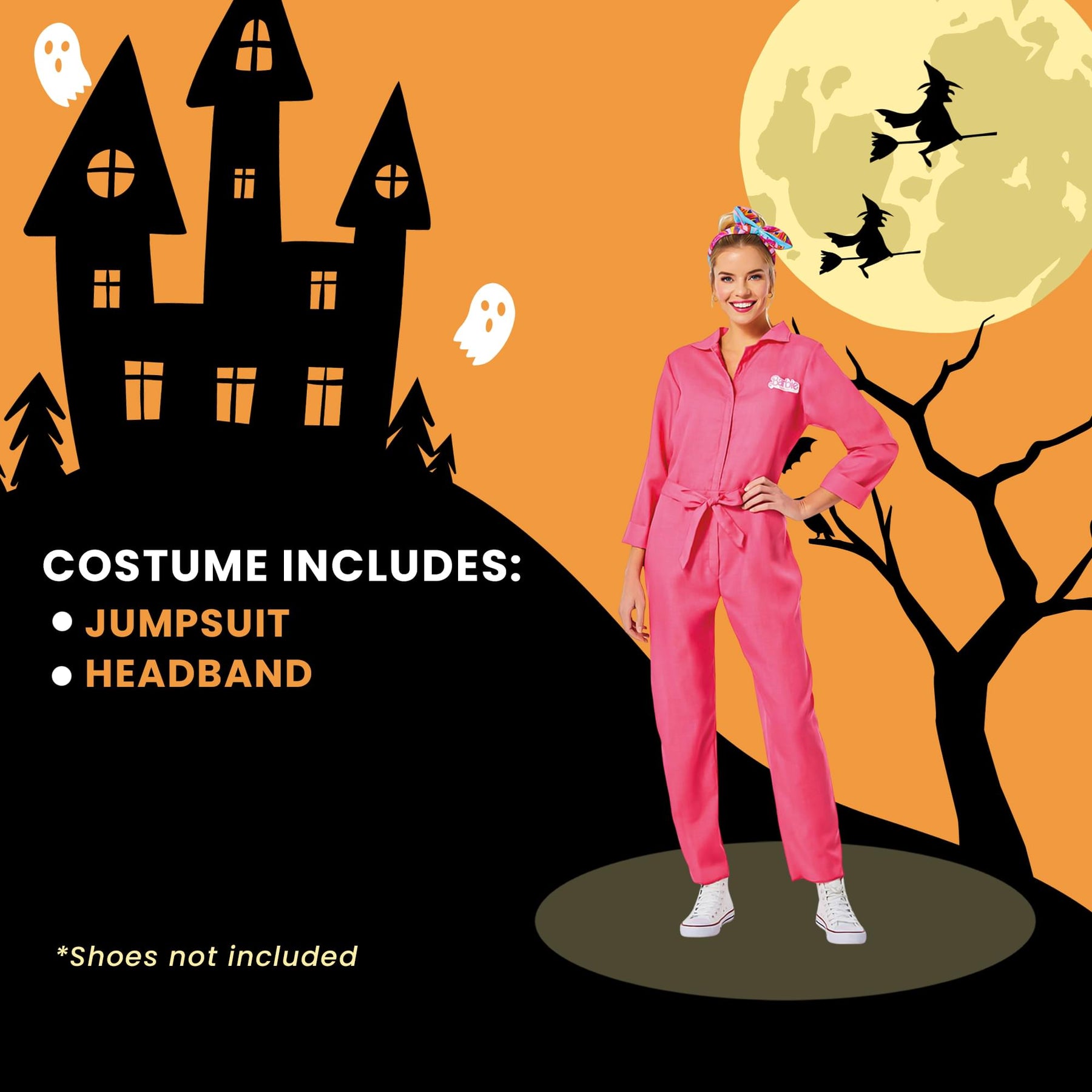 Barbie Pink Adult Jumpsuit