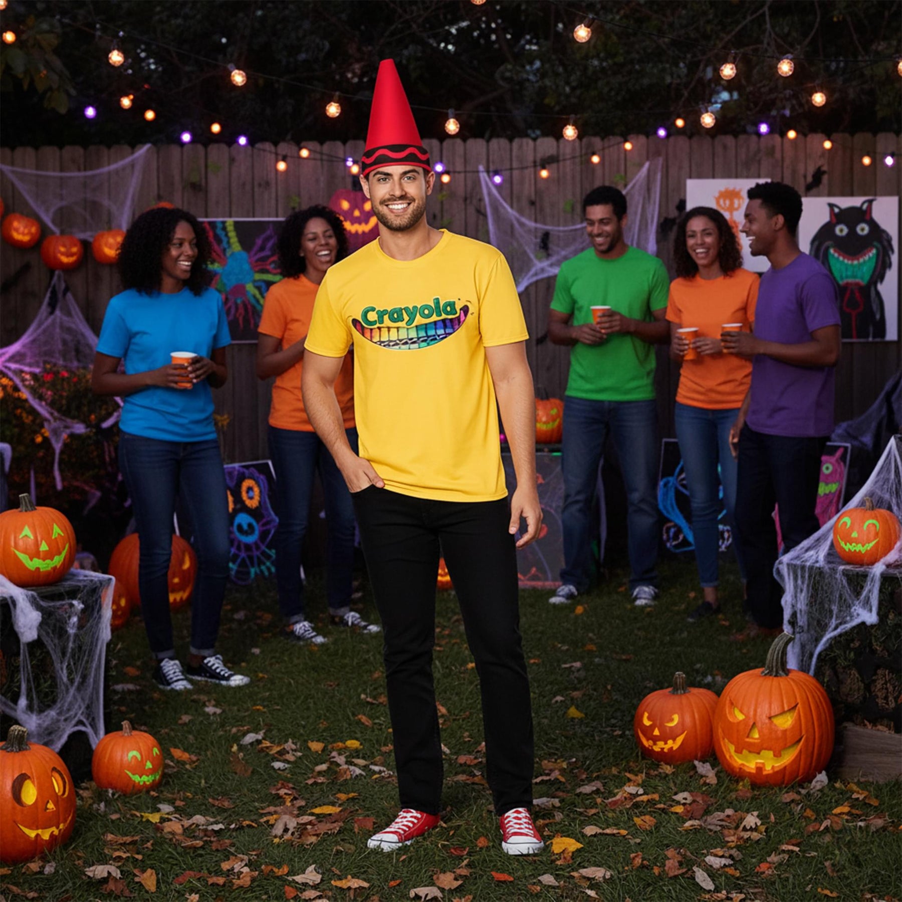 Craylola Crayon Box Adult Costume