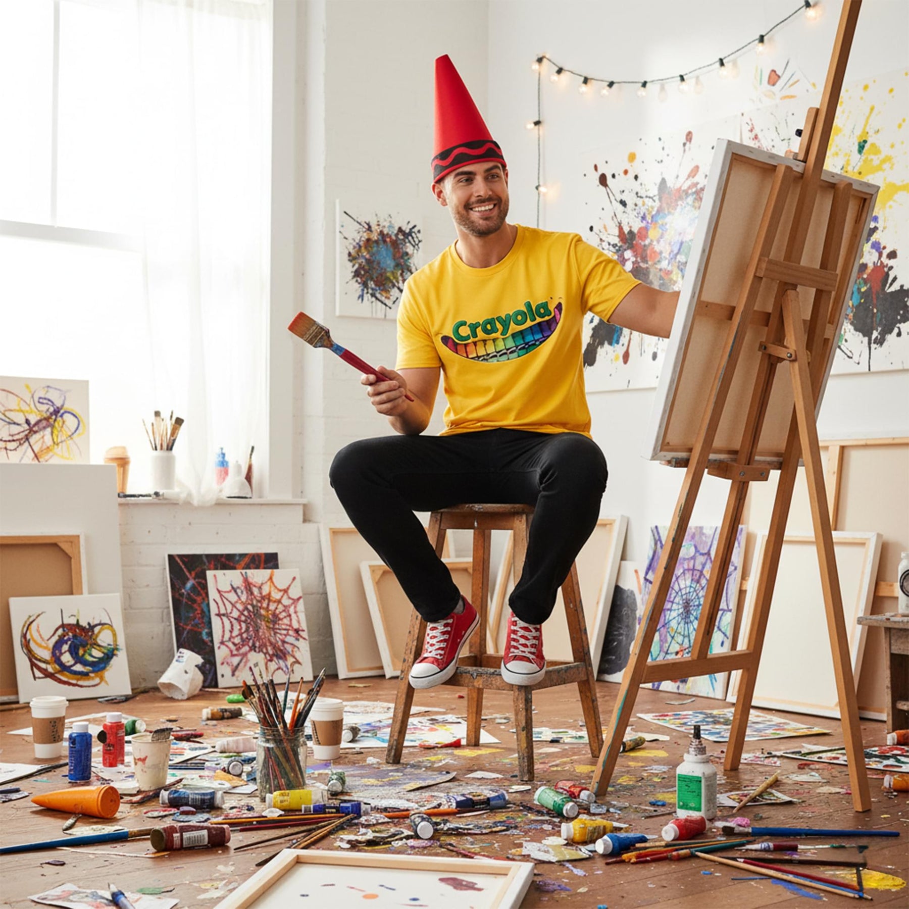 Craylola Crayon Box Adult Costume